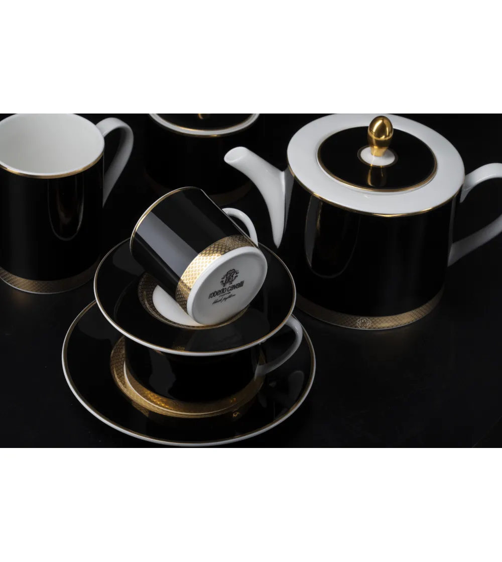 Lattiera Python Black - Roberto Cavalli
