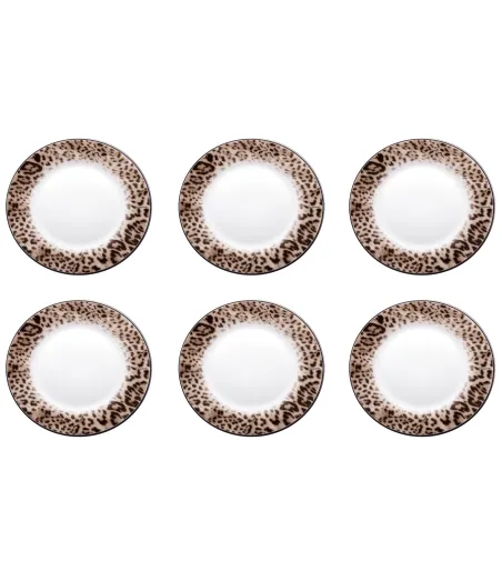 Set 6 Piatti Frutta Jaguar - Roberto Cavalli