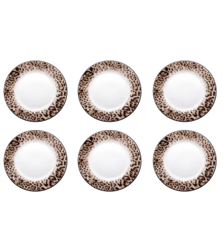 Set 6 Piatti Pane Jaguar - Roberto Cavalli