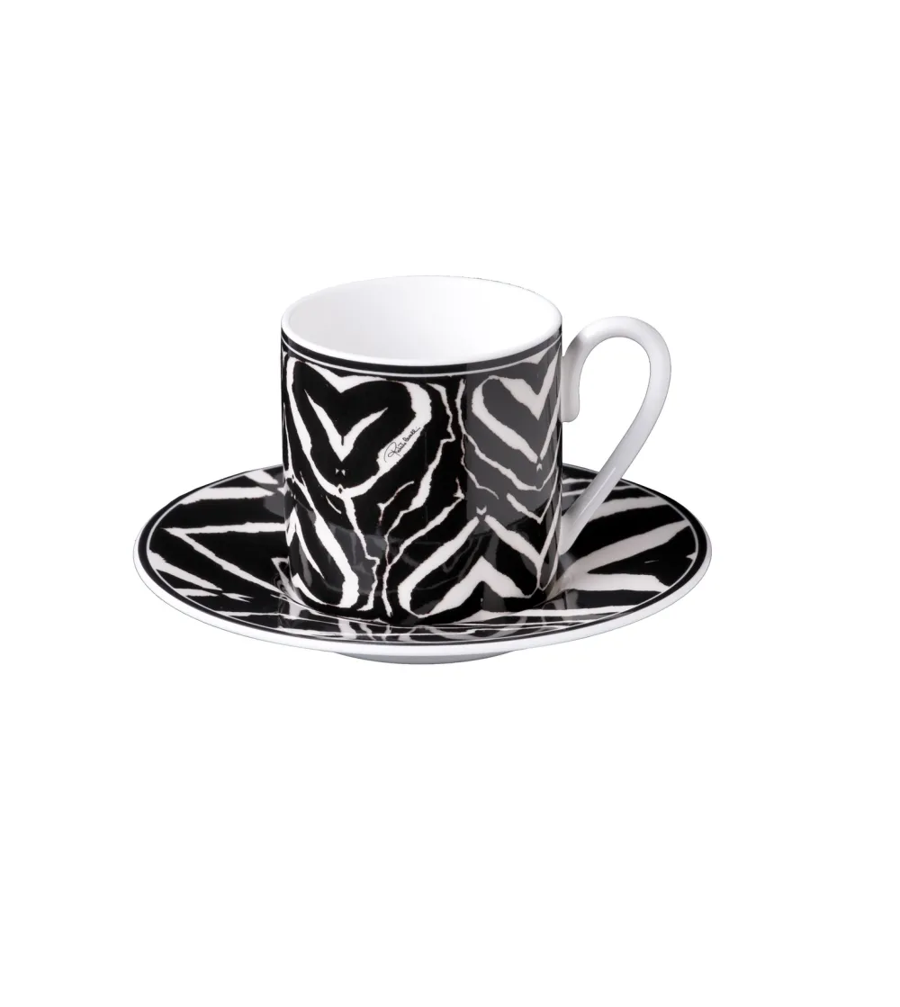 Juego de 6 Tazas de Café Zebra -...