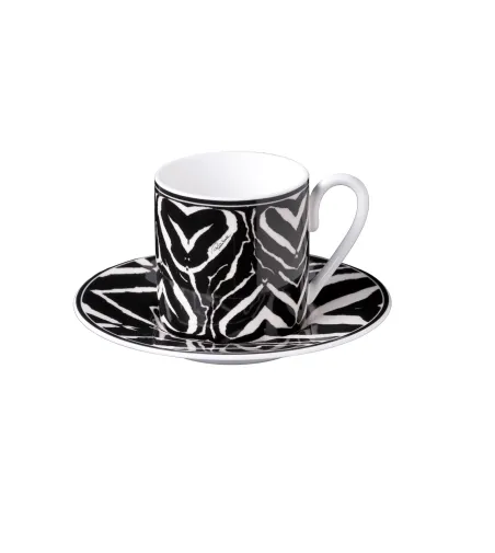 Juego de 6 Tazas de Café Zebra - Roberto Cavalli