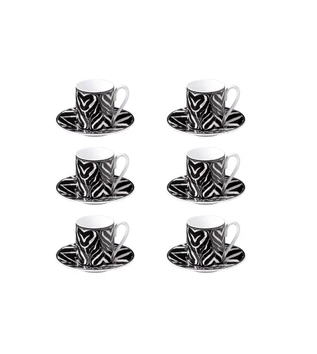 Set 6 Tazze da Caffè Zebra - Roberto Cavalli