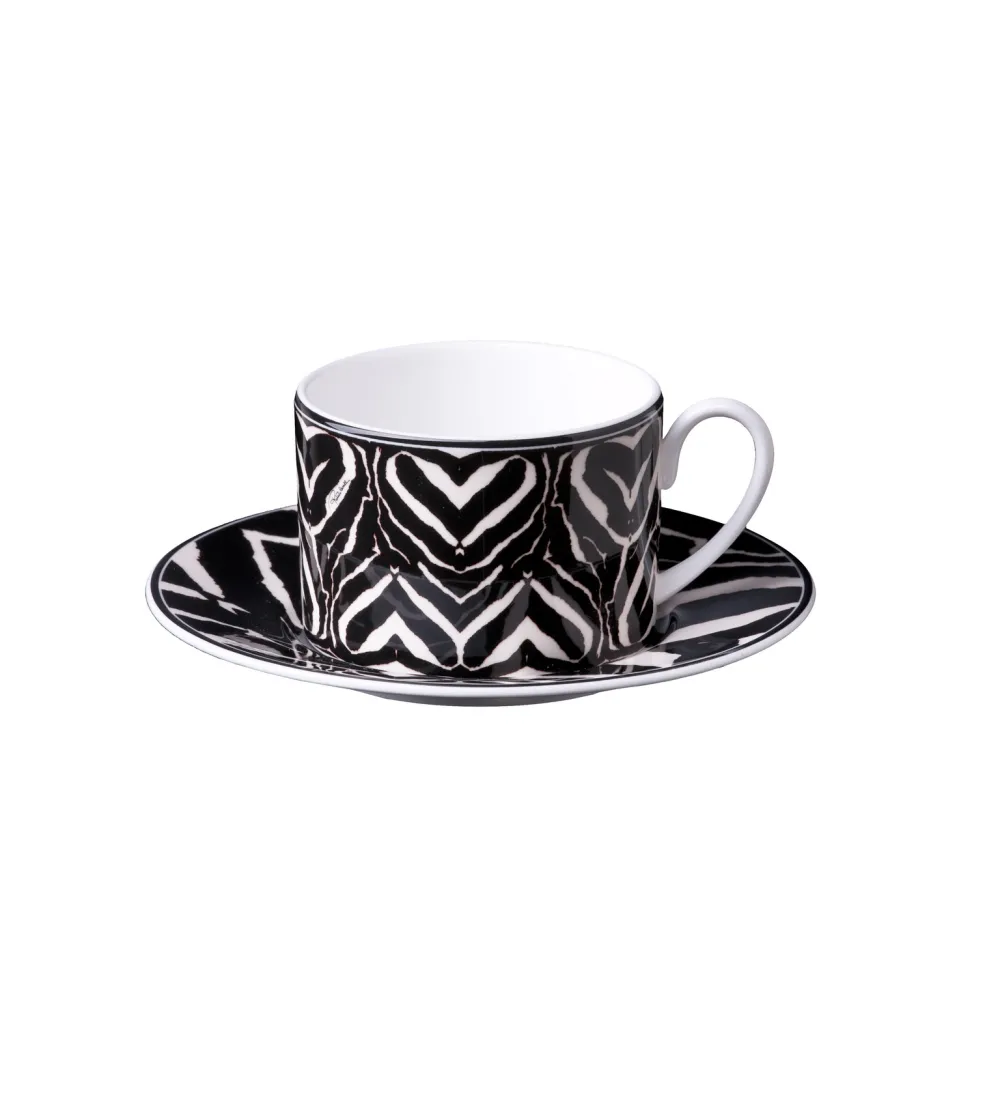 Juego de 6 Tazas de Té Zebra -...