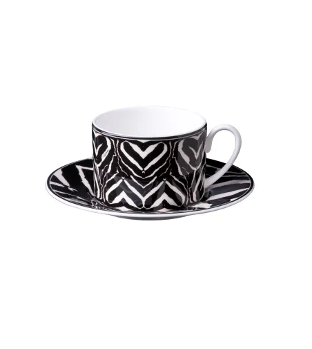 Lot de 6 Tasses à Thé Zebra - Roberto Cavalli
