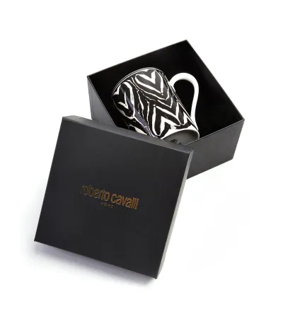 Luxury Box Taza Zebra - Roberto Cavalli