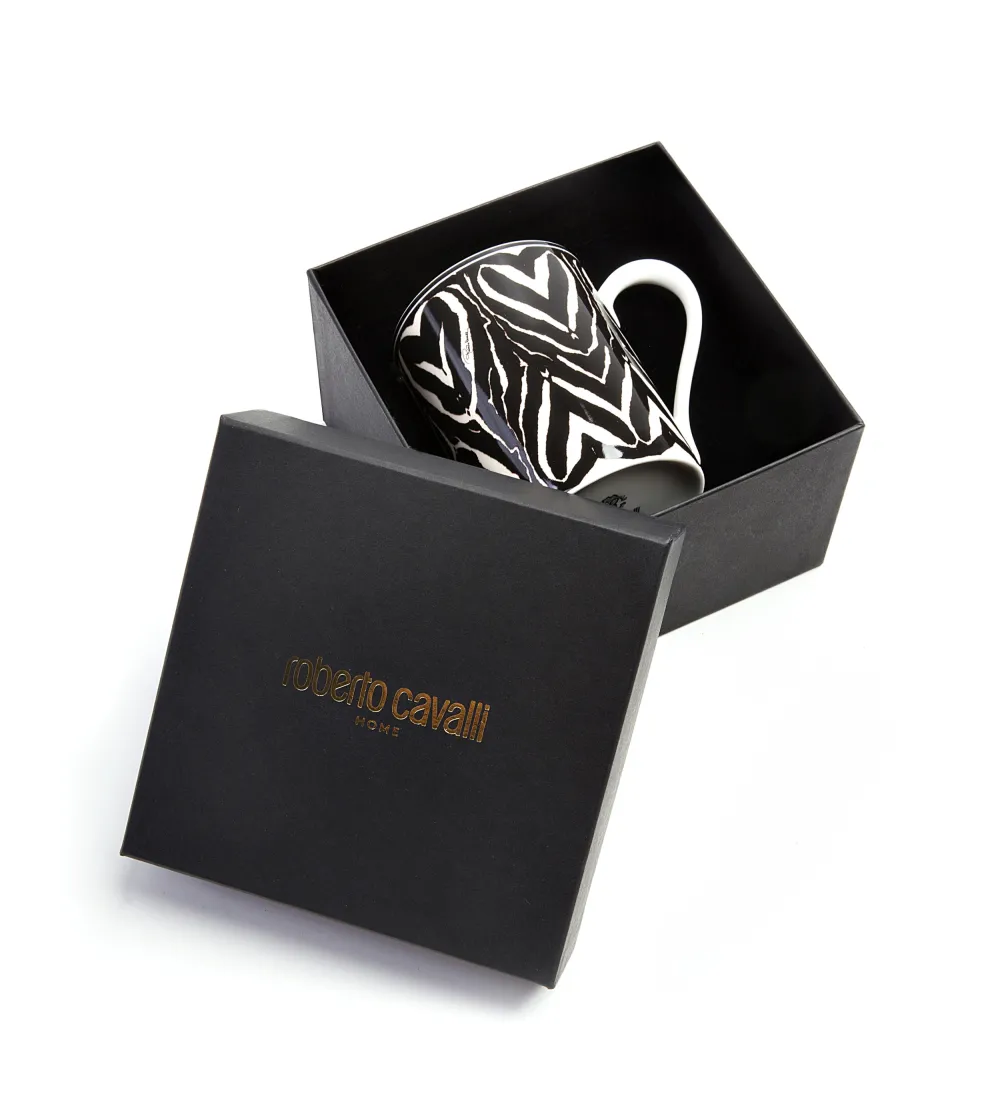 Luxury Box Tazza Zebra - Roberto Cavalli