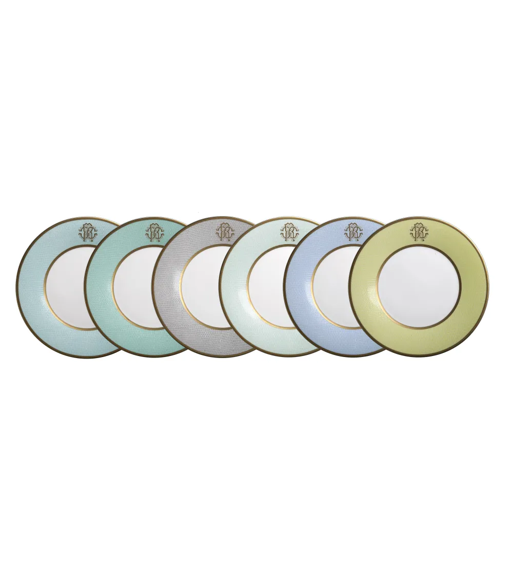 Set 6 Piatti Piani Lizzard Sunrise -...