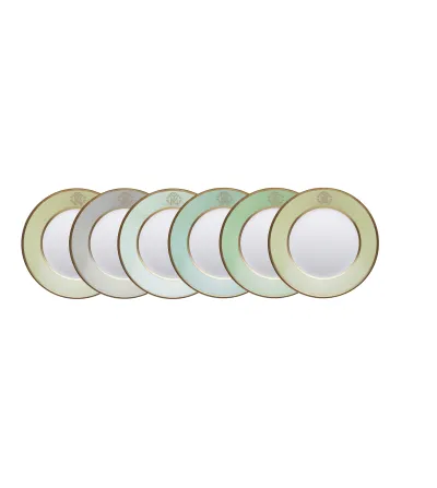 Roberto Cavalli - Set of 6 Lizzard Surise Soup Plates