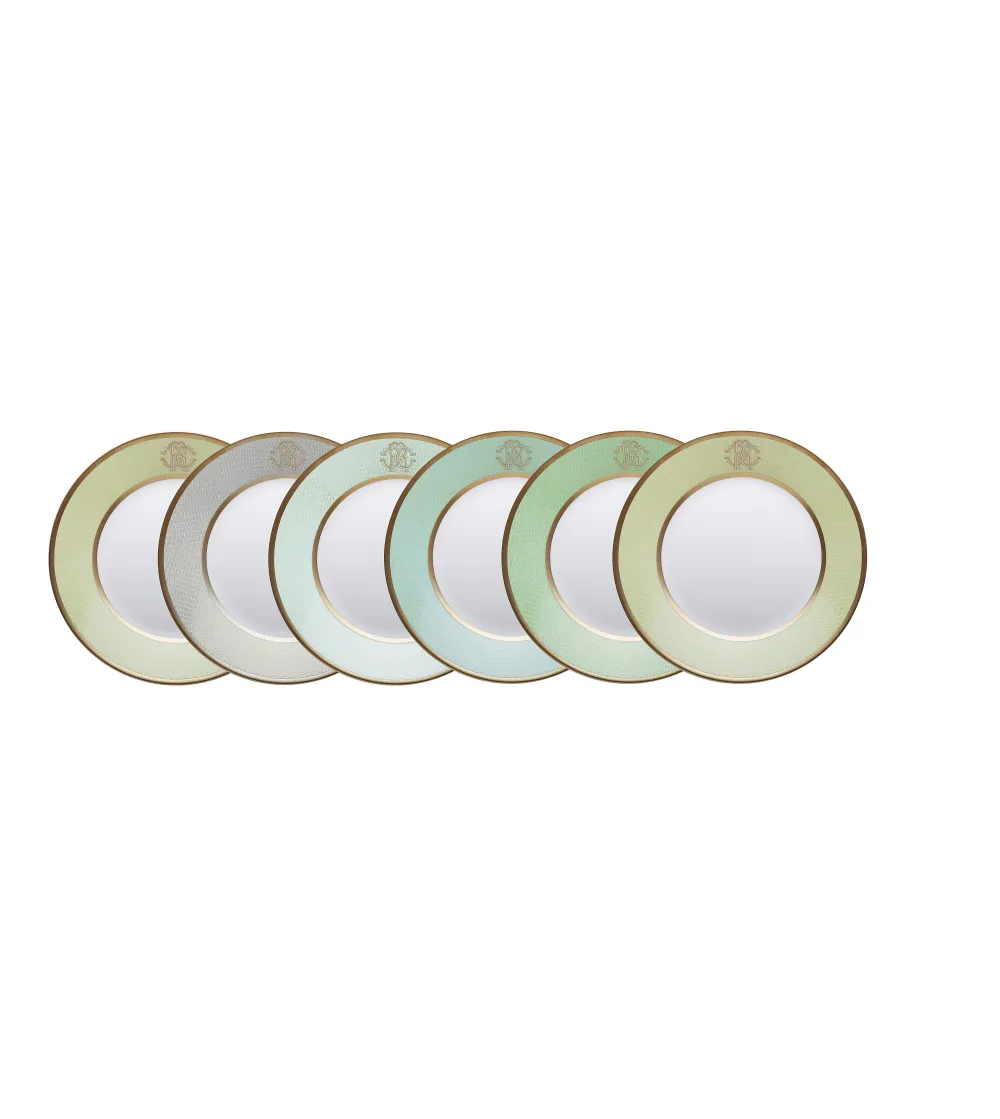 Roberto Cavalli - Set of 6 Lizzard...