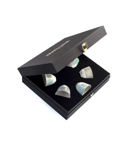 Roberto Cavalli - Luxury Box with 6 Lizzard Sunrise Arabic Cups