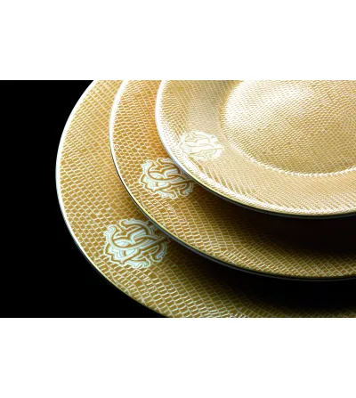 Sous-Assiette Lizzard Gold - Roberto Cavalli 2