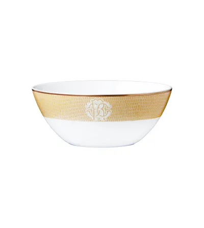 Lot de 6 Bols à Soupe Lizzard Gold - Roberto Cavalli 2