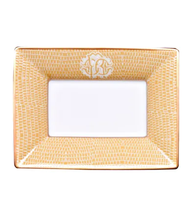Roberto Cavalli - Lizzard Gold Tidy Tray