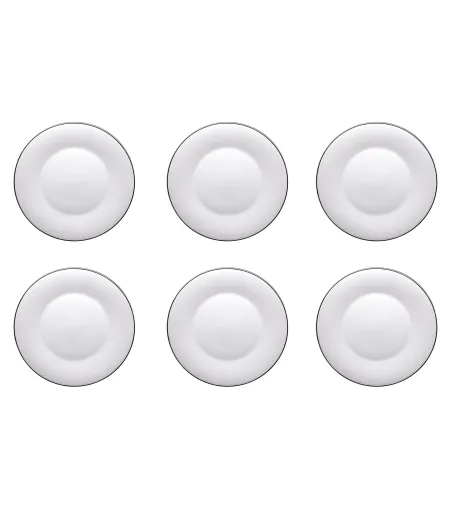 Roberto Cavalli - Set of 6 Lizzard Platin Dinner Plates