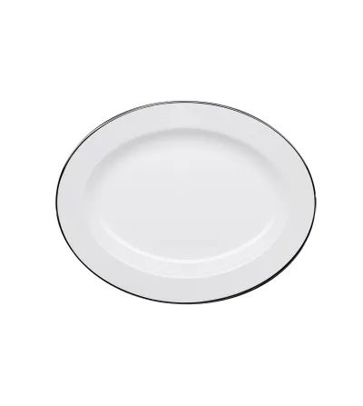 Roberto Cavalli - Lizzard Platin Oval Dish