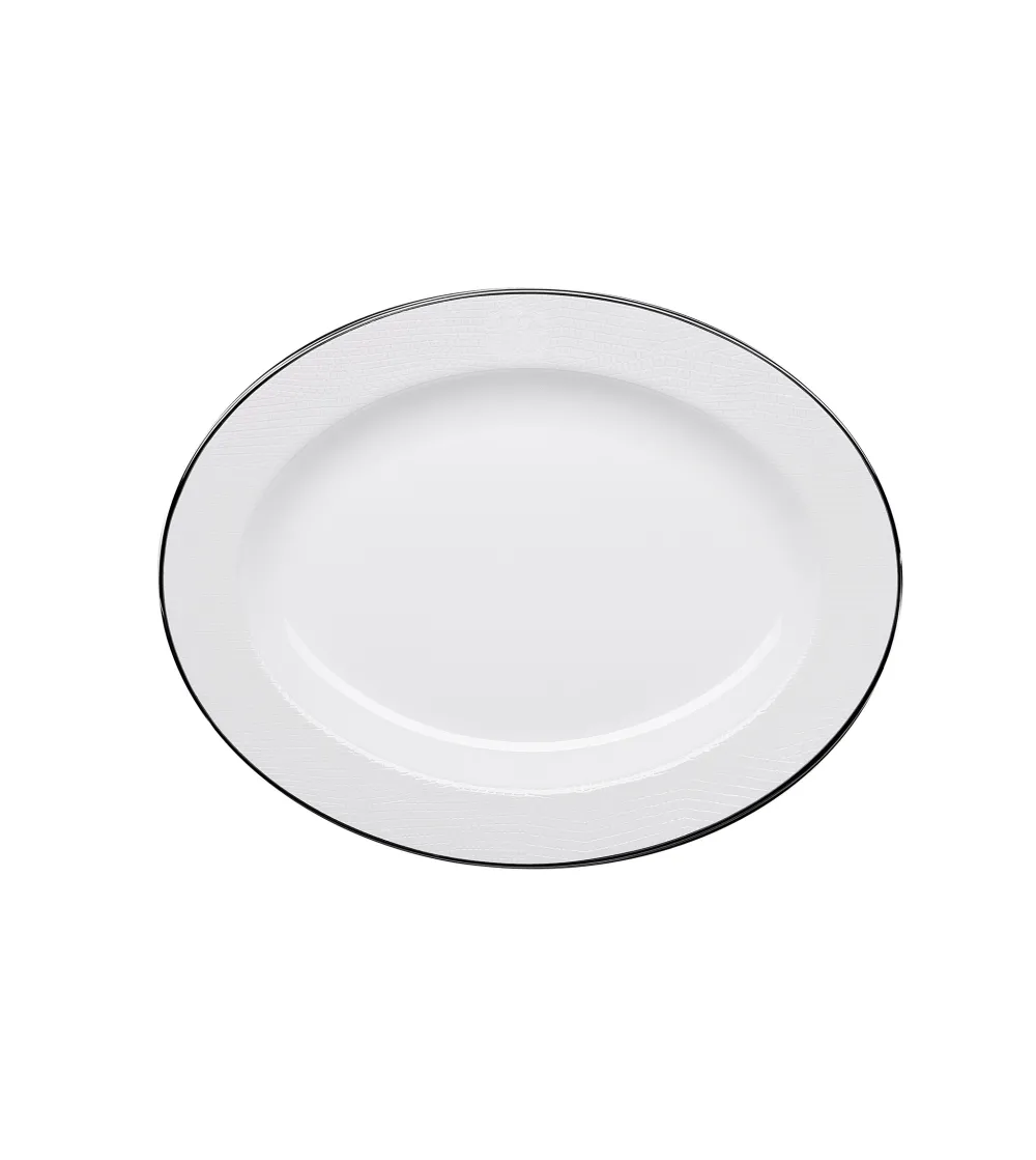 Plate Ovale Lizzard Platin - Roberto...