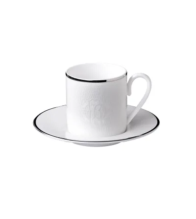 Lot de 6 Tasses à Café Lizzard Platin - Roberto Cavalli 2