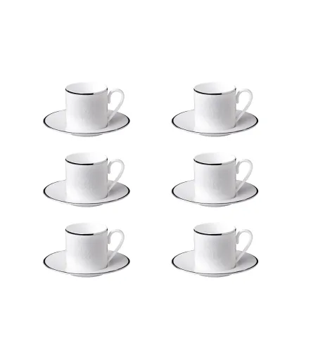 Set 6 Tazze da Caffè Lizzard Platin - Roberto Cavalli