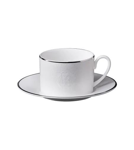 Roberto Cavalli - Set of 6 Lizzard Platin Tea Cups