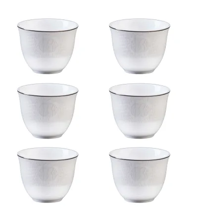 Luxury Box avec 6 Coupes Arabes Lizzard Platin - Roberto... 2