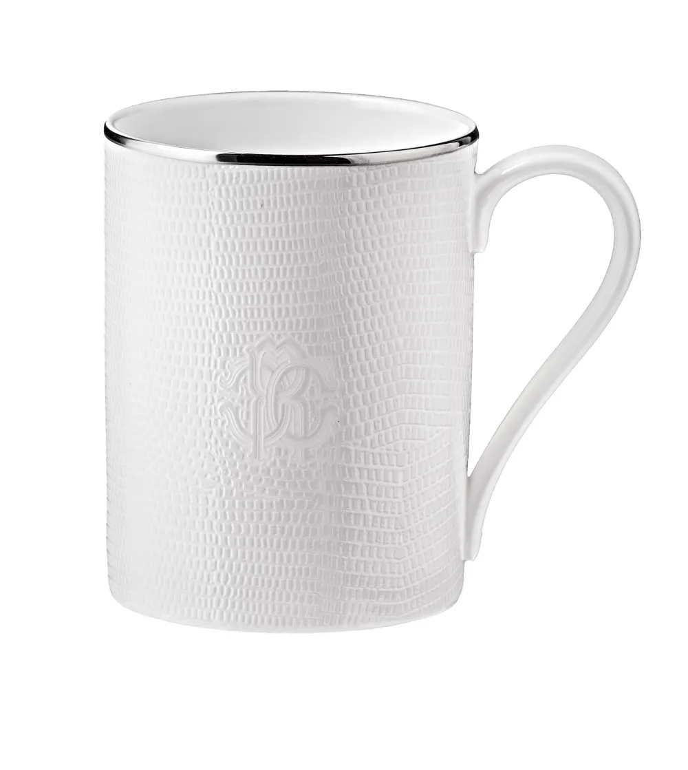 Luxury Box Taza Lizzard Platin -...