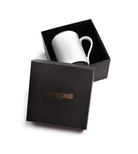 Roberto Cavalli - Luxury Box Lizzard Platin Mug Cup