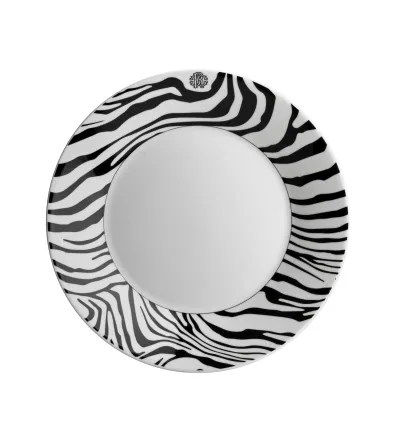 Roberto Cavalli - Set of 6 Zebrage Soup Plates 2