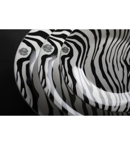 Roberto Cavalli - Zebrage 41 Piece Table Set