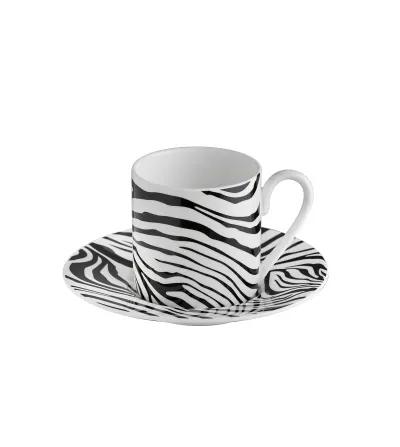 Juego de 6 Tazas de Café Zebrage - Roberto Cavalli 2