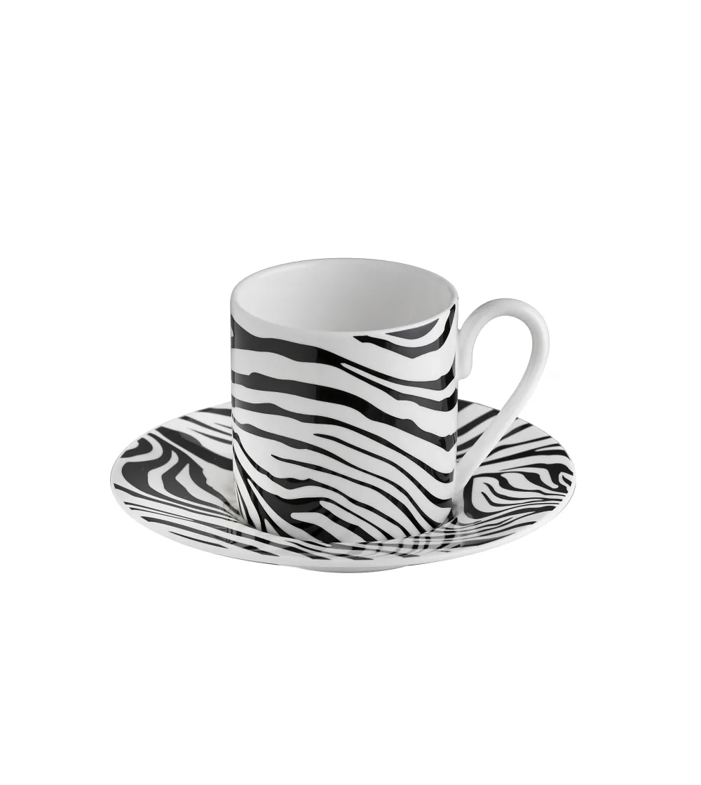 Roberto Cavalli - Set mit 6 Zebrage...