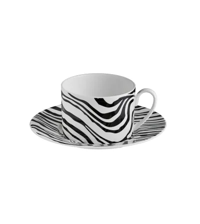 Roberto Cavalli - Set of 6 Zebrage Tea Cups 2
