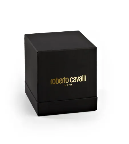 Vela Perfumada Black Monogram Gold - Roberto Cavalli