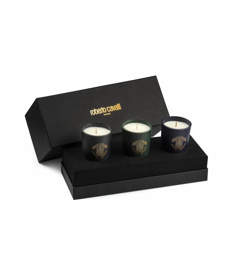 Juego de 3 Velas Perfumadas Gold...