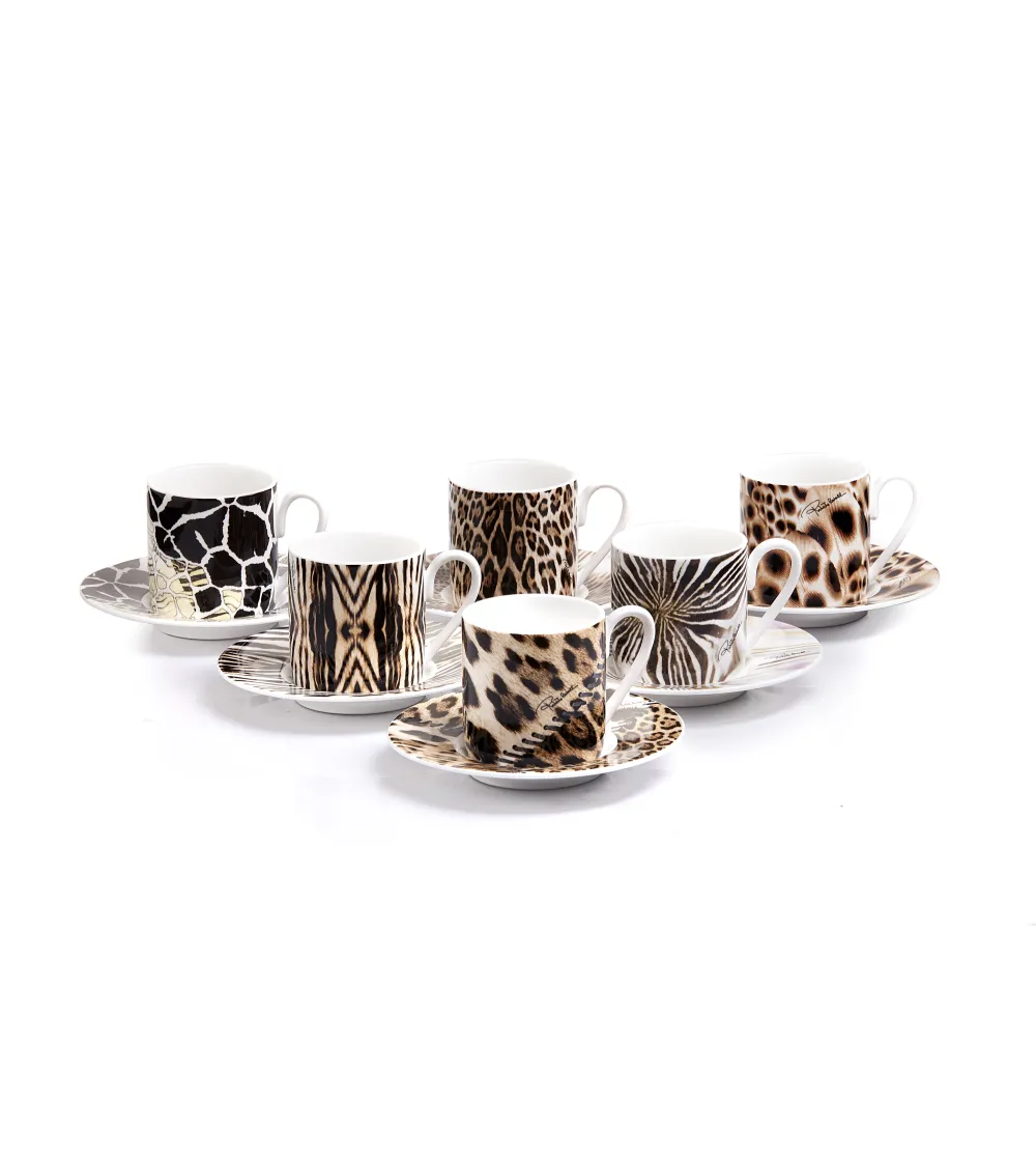 Roberto Cavalli - Set of 6 Africa...