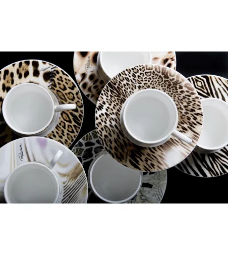 Roberto Cavalli - Set of 6 Africa Coffe Cups