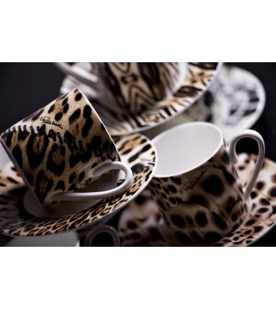 Juego de 2 Tazas de Café Africa - Roberto Cavalli