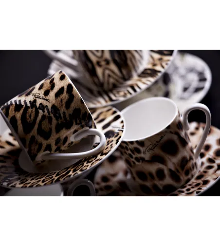 Roberto Cavalli - Set mit 2 Africa Kaffeetassen