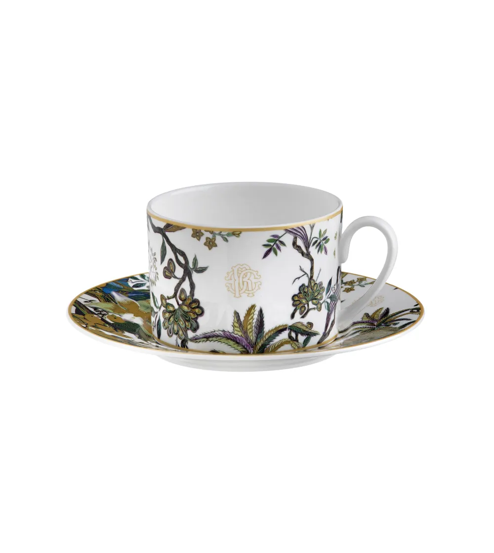 Juego de 2 Tazas de Té Flowers -...
