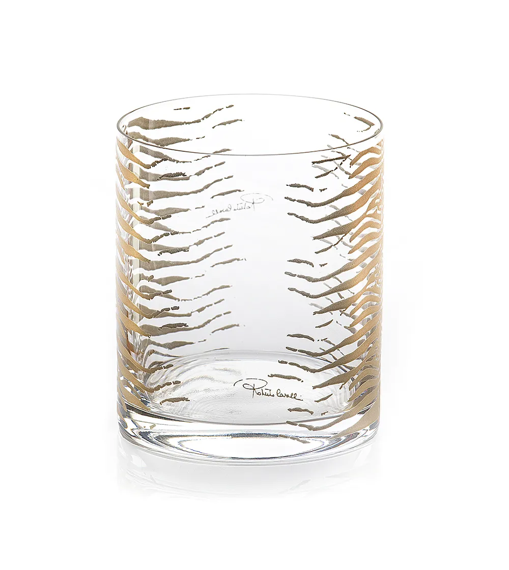 Set 2 Bicchieri Old Fashion Zebra...