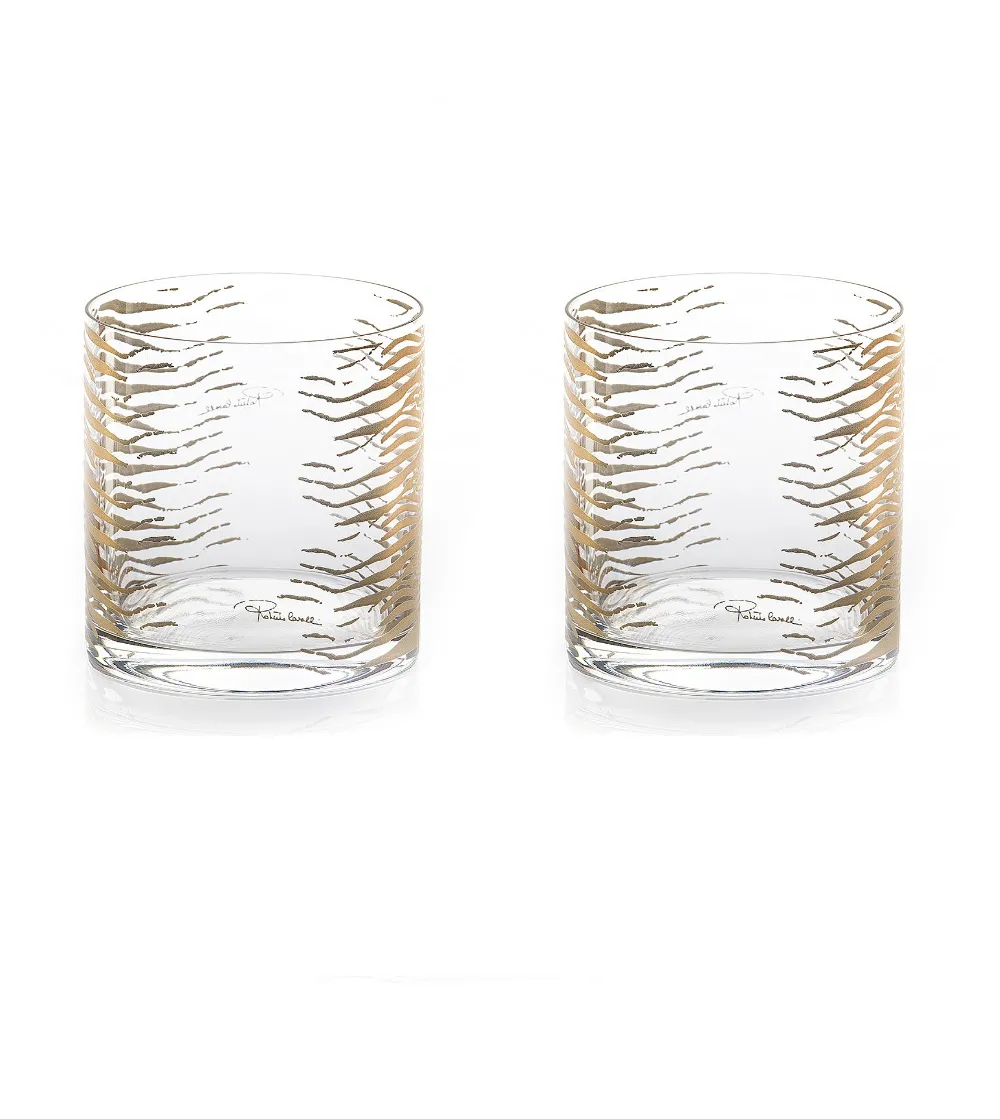 Juego de 2 Vasos Old Fashion Zebra...