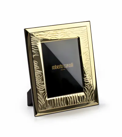 Marco de Fotos Zebra Gold - Roberto Cavalli