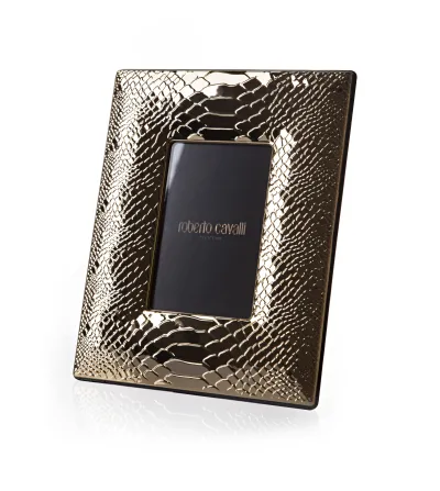 Roberto Cavalli - Python Gold Großer Bilderrahmen