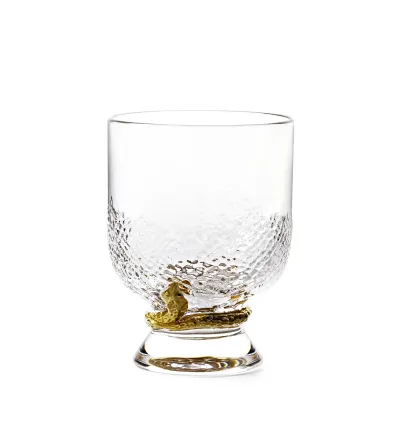 Lot de 2 Verres à Eau Python Gold - Roberto Cavalli