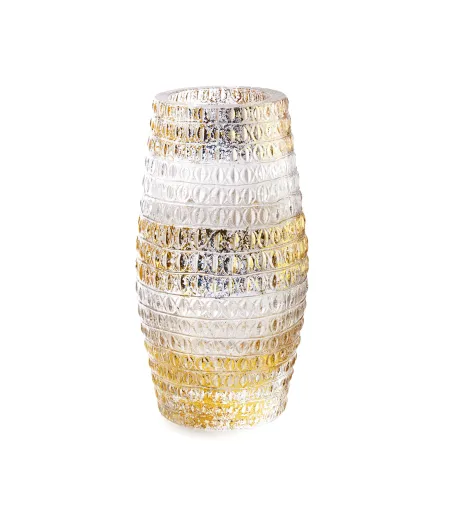 Roberto Cavalli - Crocodile Gold Hohe Vase