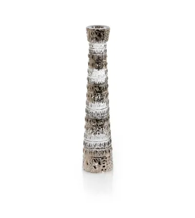 Roberto Cavalli - Crocodile Platinum Candleholder