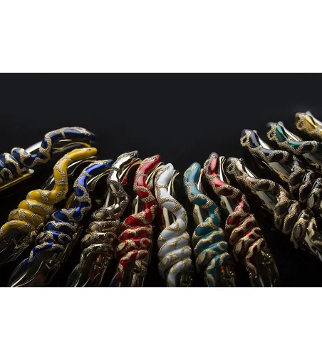 Roberto Cavalli - Snake Light Blue Korkenzieher