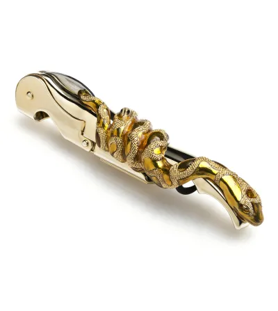 Roberto Cavalli - Snake Cognac Korkenzieher