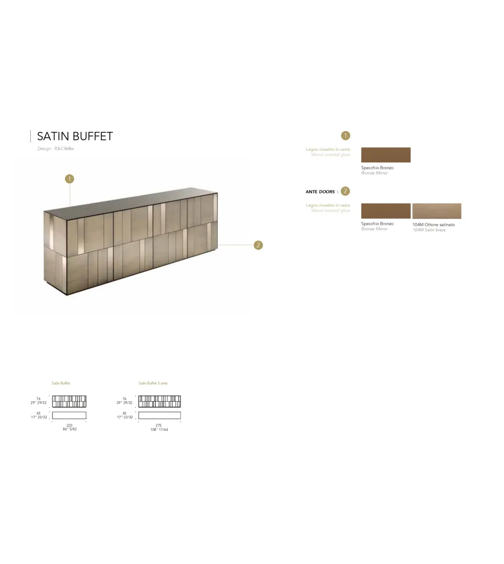 Reflex - Satin Sideboard