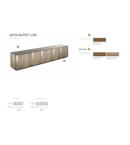 Credenza Low Satin - Reflex