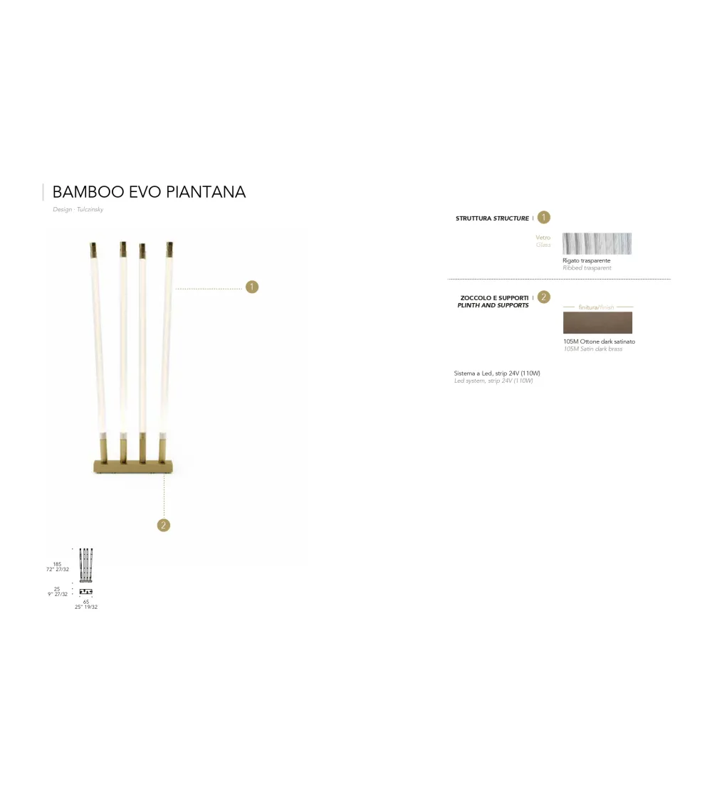 Lampe de Sol Bamboo Evo - Reflex